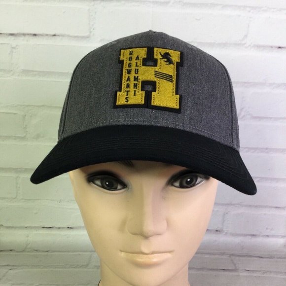 Harry Potter Hufflepuff Crest Patch Logo Hat Cap - Picture 1 of 9